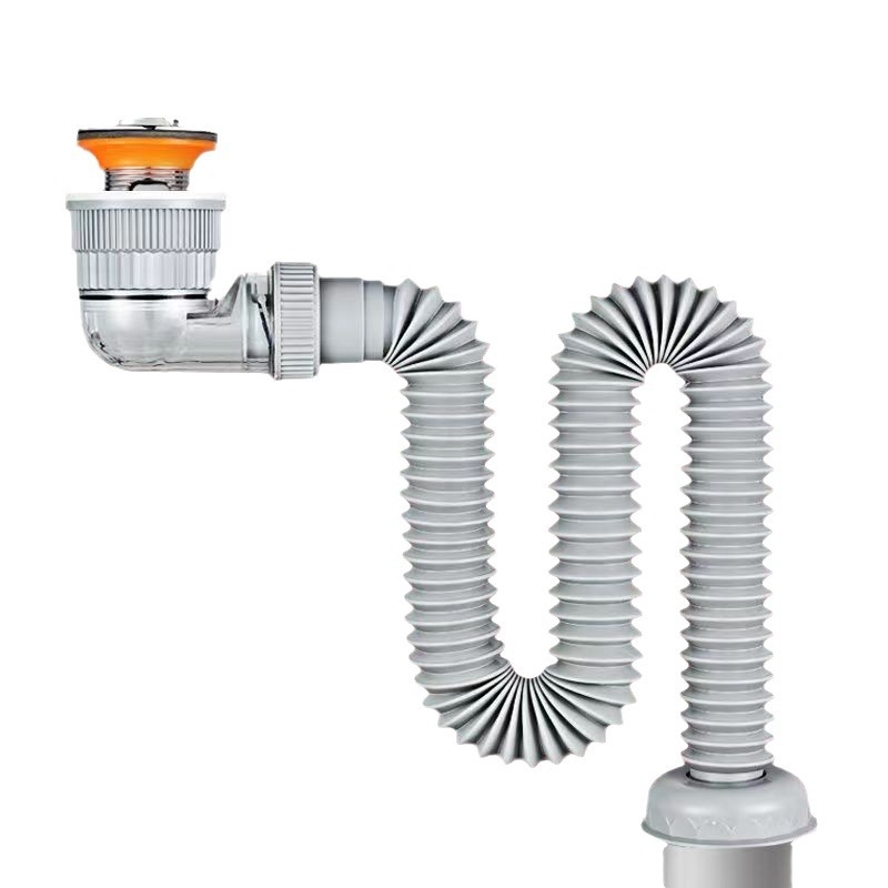 Keramički odvod za umivaonik, Model 01, Njemački stil protoka vode, Tip klapne, Moderno minimalistički stil