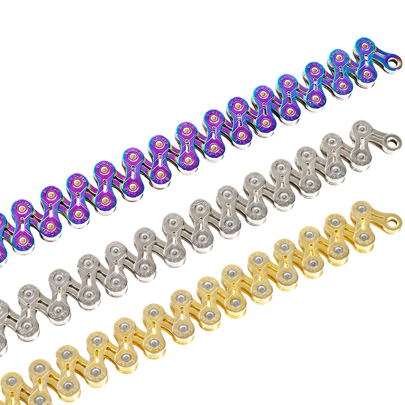 NanLio X12 αλυσίδα ποδηλάτου από ανοξείδωτο ατσάλι για 8–12 ταχύτητες