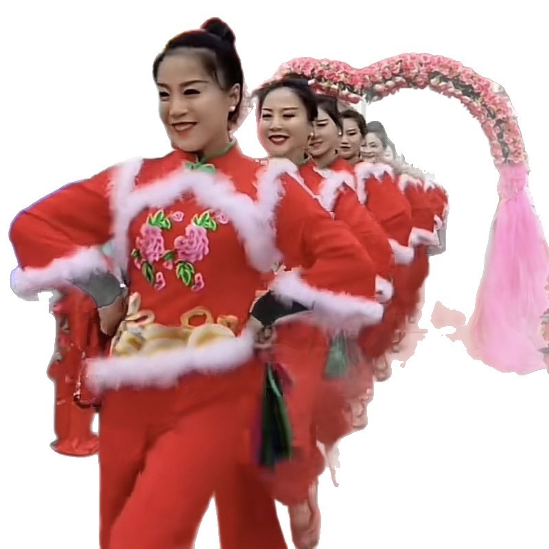 Folklorni plesni kostim – set (Xian Che; Poliester; Unisex; Proljetno 2025; Kategorija: Set)