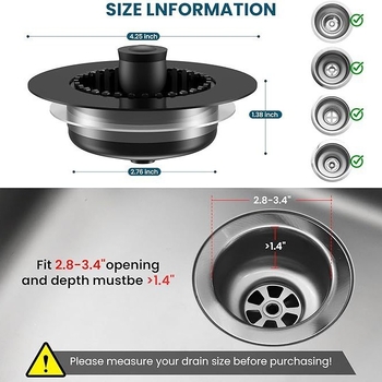 Filter sudopera za kuhinju s mesinganim tijelom i ABS košarom, 100 g, Nine Rong, podrijetlo Kina