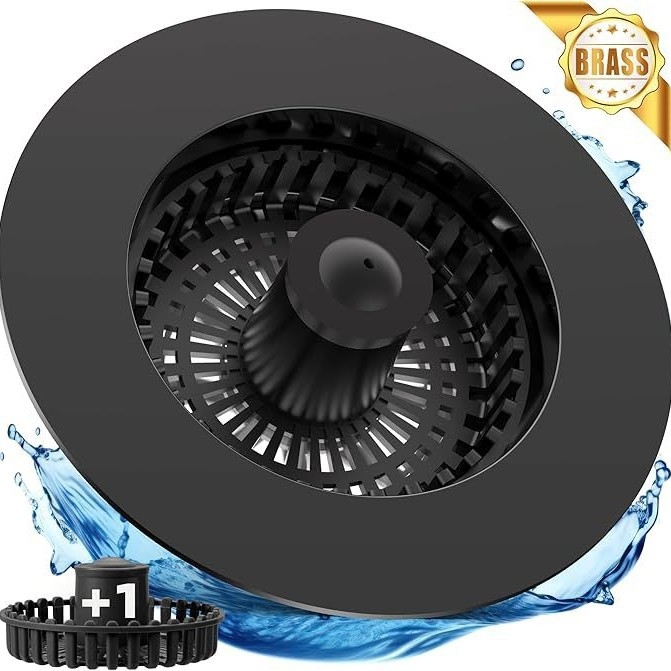 Filter sudopera za kuhinju s mesinganim tijelom i ABS košarom, 100 g, Nine Rong, podrijetlo Kina