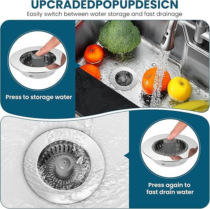 Filter sudopera za kuhinju s mesinganim tijelom i ABS košarom, 100 g, Nine Rong, podrijetlo Kina