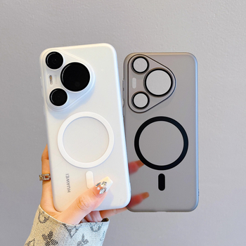 Carcasă pentru Huawei Pura70Pro – material PC, finisaj mat, magnetică, protecție la căderi, antiamprentă