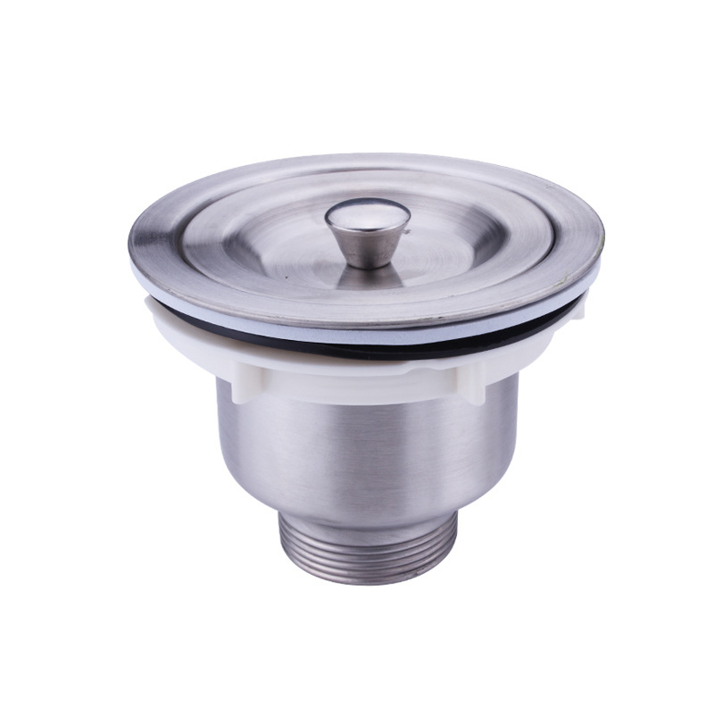 Kuhinjski odvodni dodatak za sudoper s jednim sudom – nehrđajući čelik/ABS