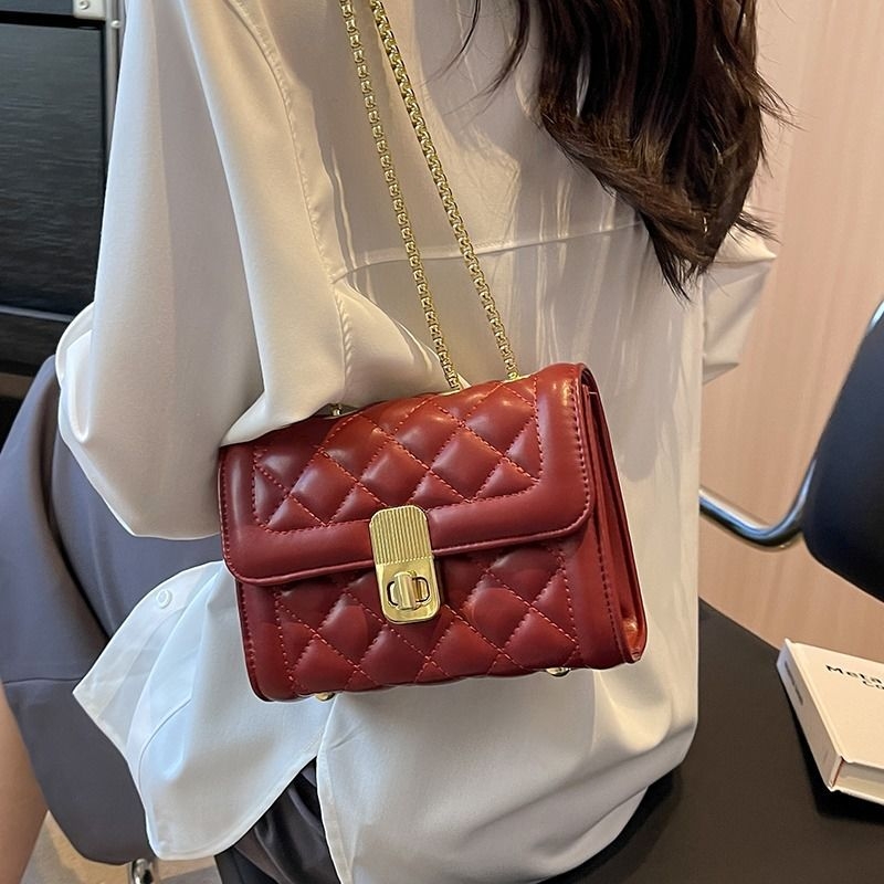Crossbody torba od poliestera s PU podlogom, unisex dizajn, kvadratni oblik, izlazak proljeće 2025