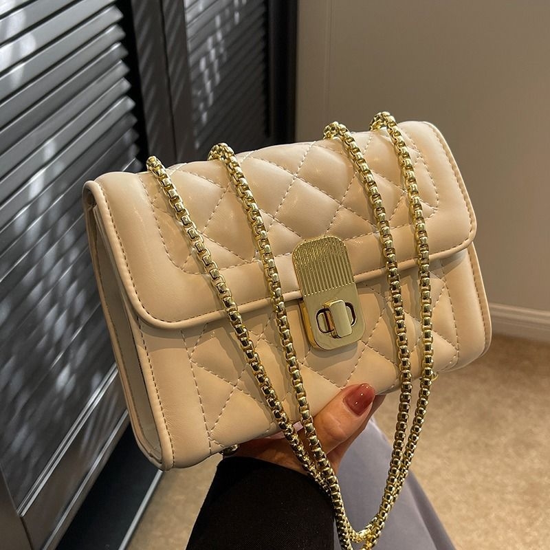 Crossbody torba od poliestera s PU podlogom, unisex dizajn, kvadratni oblik, izlazak proljeće 2025