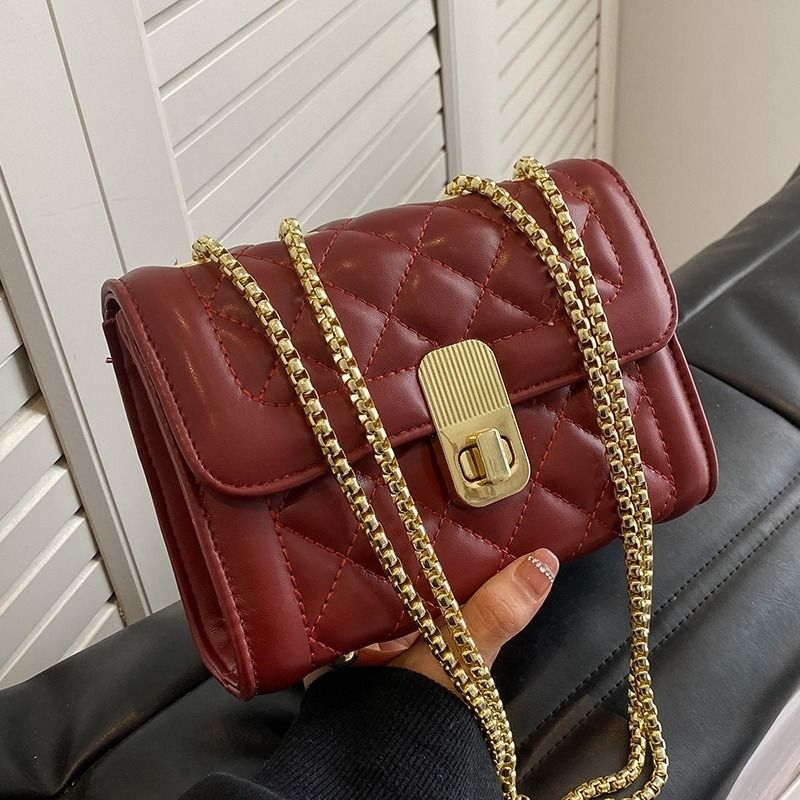 Crossbody torba od poliestera s PU podlogom, unisex dizajn, kvadratni oblik, izlazak proljeće 2025