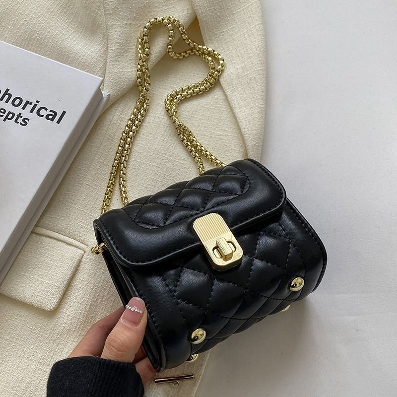 Crossbody torba od poliestera s PU podlogom, unisex dizajn, kvadratni oblik, izlazak proljeće 2025