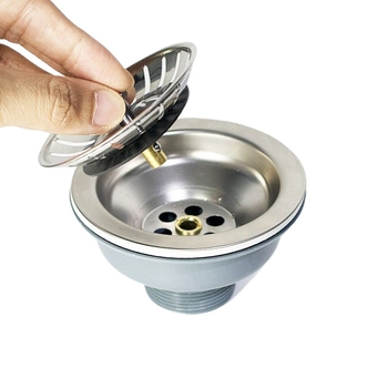 Nehrđajući čelični odvodni cjevovod za kuhinjski sudoper, P-oblik, Bounce tip, CE certifikat