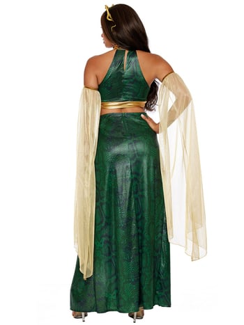Meduza kostim za djevojku‑zmiju za cosplay – grčka mitologija, poliester-elastan smjesa, za igre i anime uloge