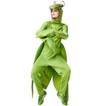 Unisex Halloween jumpsuit s otiskom mantisa (Materijal: Milk Silk; Glavni materijal: Spandex; Godina/Sezona: Ljeto 2022; Uzrast: 18-24; Šifra proizvoda: 71000)