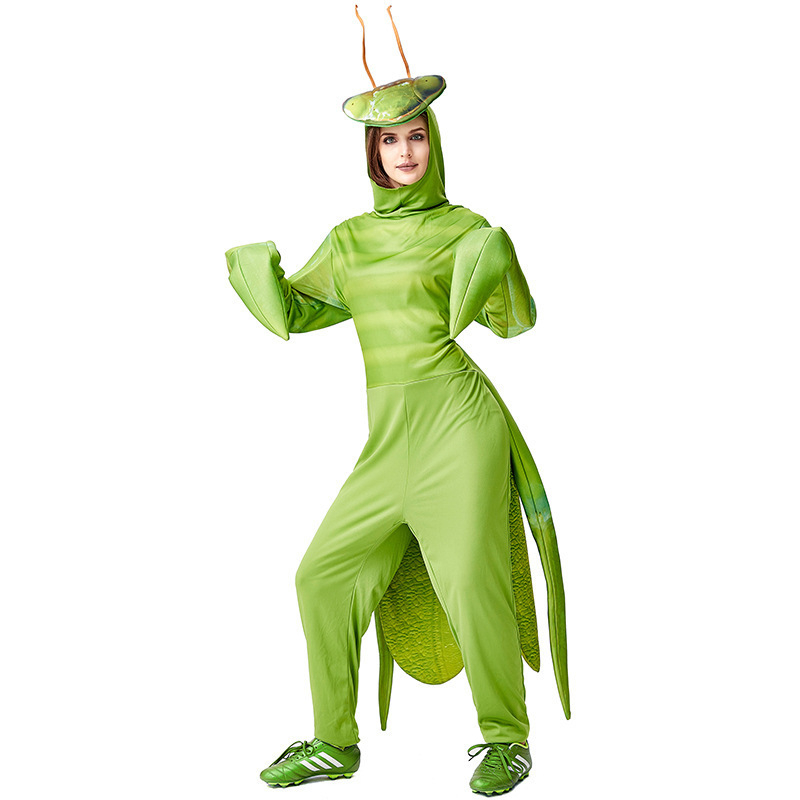 Unisex Halloween jumpsuit s otiskom mantisa (Materijal: Milk Silk; Glavni materijal: Spandex; Godina/Sezona: Ljeto 2022; Uzrast: 18-24; Šifra proizvoda: 71000)