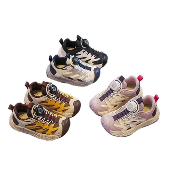 Dječje tenisice Dad Shoes s rotirajućim gumbom — lagane, unisex, gornji dio od super vlakna, EVA potplat, protuklizne