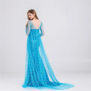 Cosplay haljina Snježna princeza – inspirirano Elsa/Anna, 80/20 poliester, Yuemei Kaishi, za igre, anime i RPG, uzrast 18–24