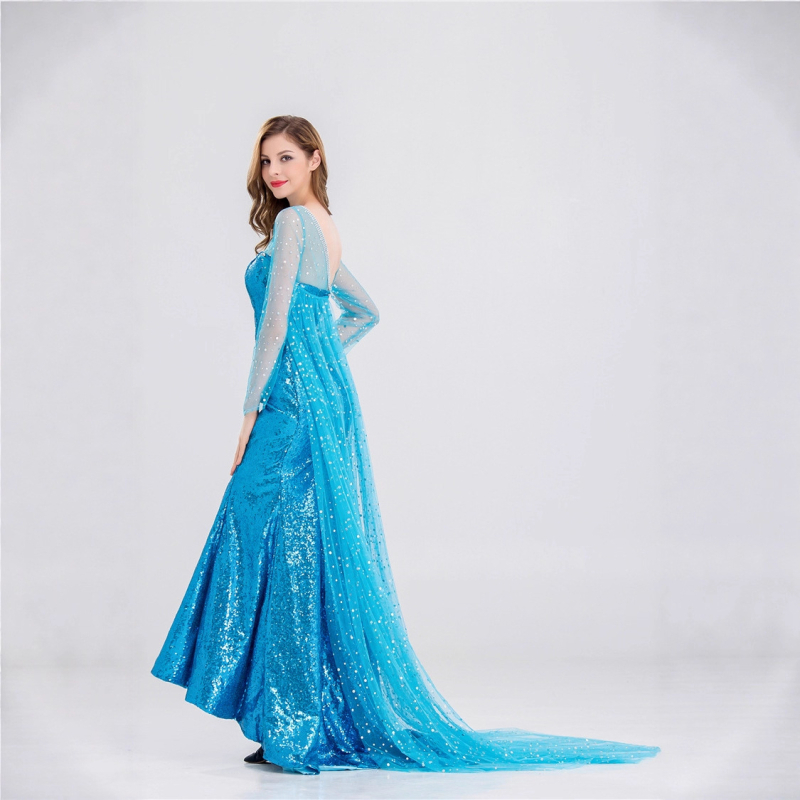 Cosplay haljina Snježna princeza – inspirirano Elsa/Anna, 80/20 poliester, Yuemei Kaishi, za igre, anime i RPG, uzrast 18–24