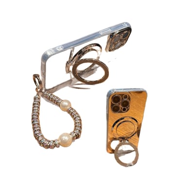 oglindă de machiaj pentru husă iPhone — TPU material, finisaj electroplacat, anti-cadere, suport pentru personalizare, compatibil cu seria iPhone 11/12/13/14