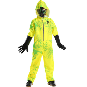 Overal Biohazard zaštitni otisak – unisex zombie kostim, Psfushi, šifra 50012, proljeće 2022, tkanina: Poliester; glavni sastav: Spandex