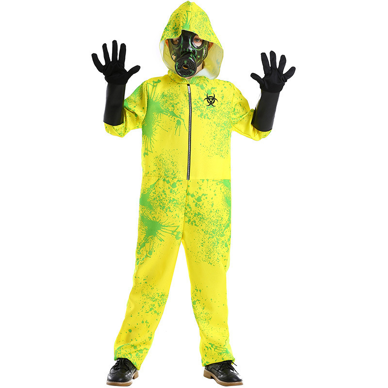 Overal Biohazard zaštitni otisak – unisex zombie kostim, Psfushi, šifra 50012, proljeće 2022, tkanina: Poliester; glavni sastav: Spandex
