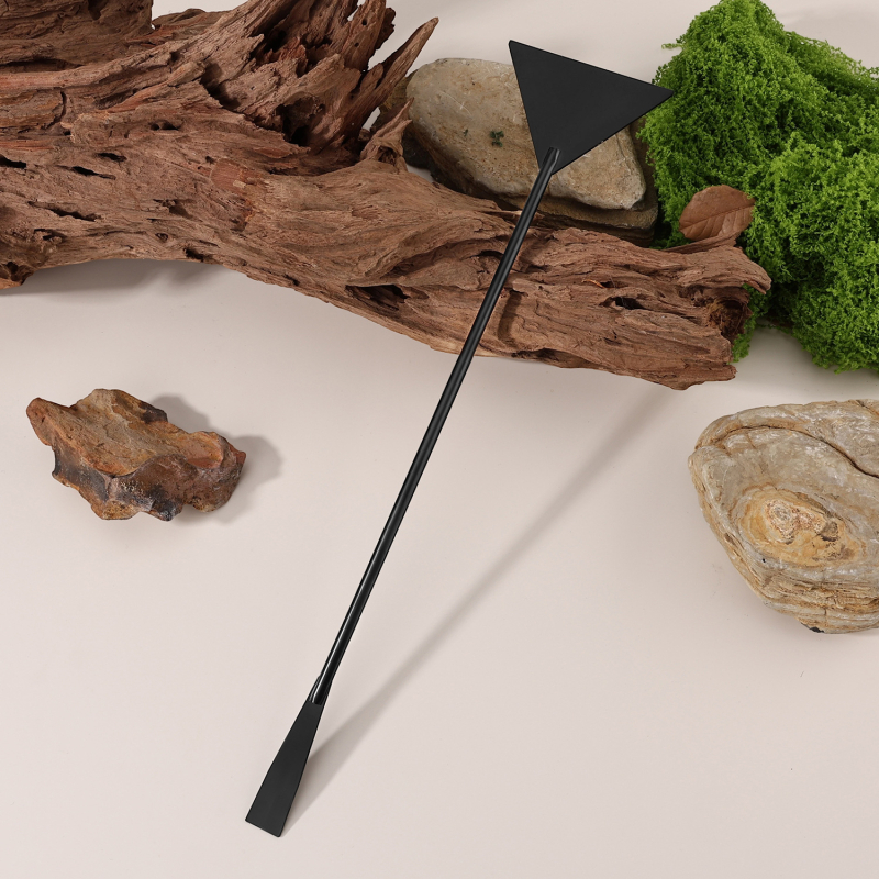 Öt részes rozsdamentes acél akvárium eszköz készlet: növényolló, erős szorító, sík homokkaparó és algakaparó — modell 00-263