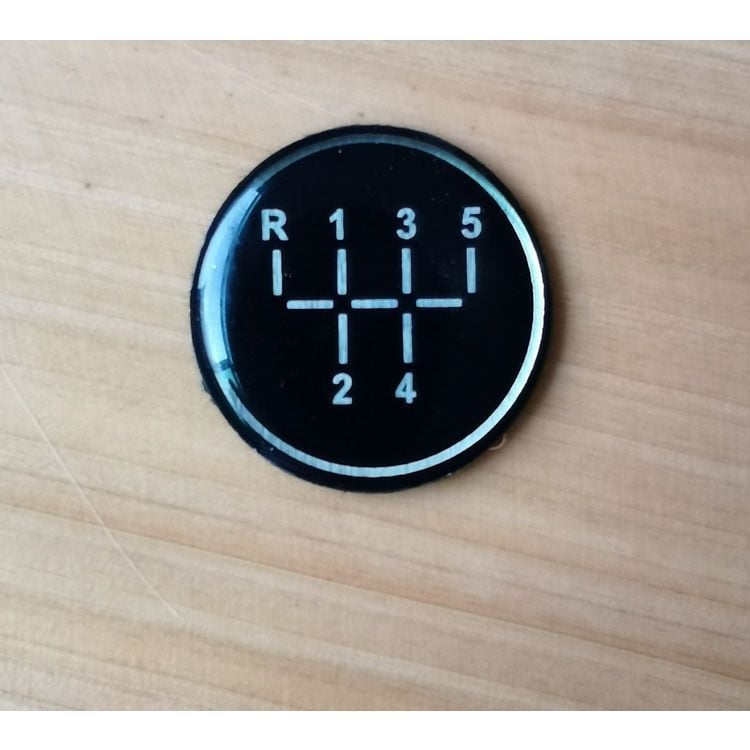 Naljepnica za glavu mjenjača s valovitim uzorkom, za 5. i 6. brzinu, Iveco R24 ručni mjenjač