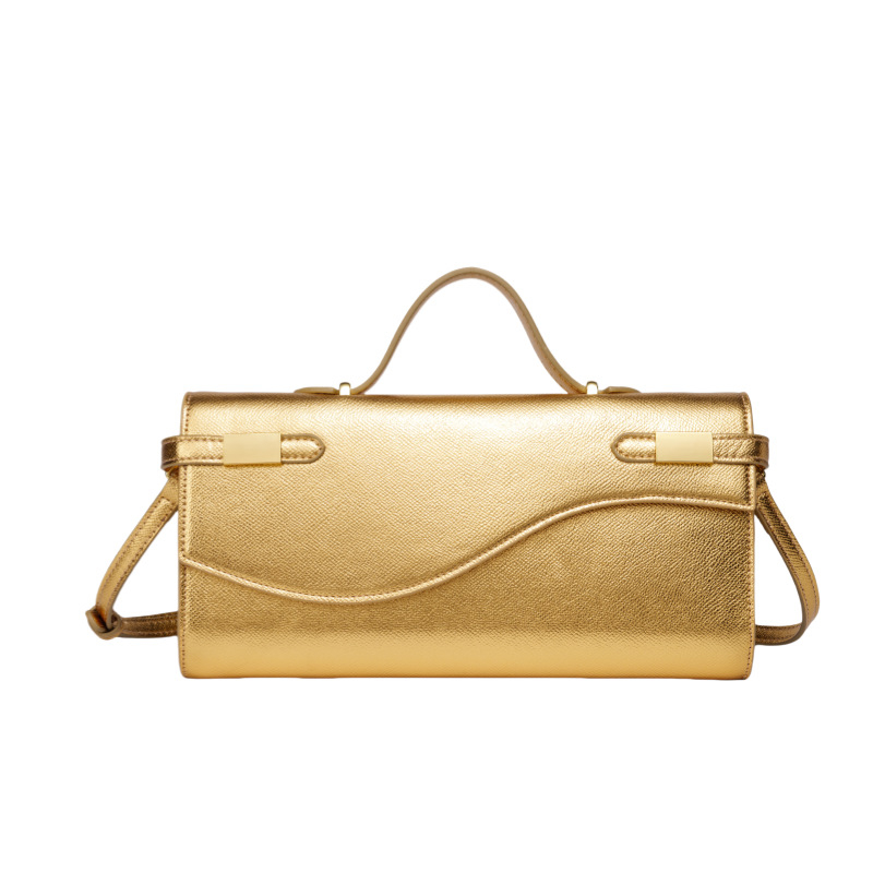 Yaqi PU kožna mini crossbody torbica, retro tekstura, magnetsko zatvaranje, podstava od poliestera, vodoravni kvadratni oblik