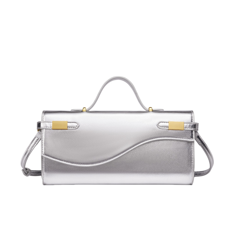 Yaqi PU kožna mini crossbody torbica, retro tekstura, magnetsko zatvaranje, podstava od poliestera, vodoravni kvadratni oblik