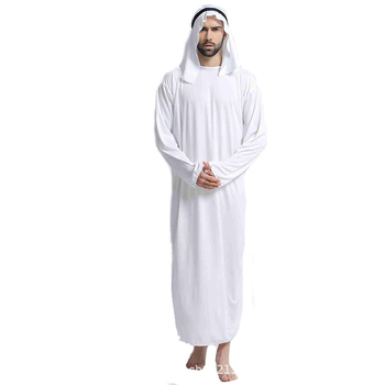 Unisex kostim za Noć vještica – Dubai cosplay, arapski šeik princ, maske, poliester