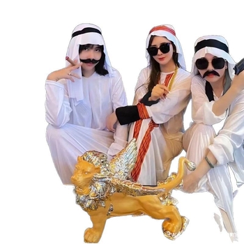 Unisex kostim za Noć vještica – Dubai cosplay, arapski šeik princ, maske, poliester