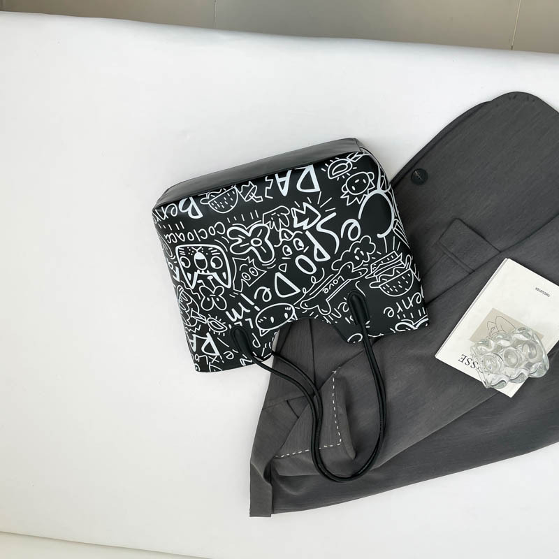 Tote torba s urbanim jednostavnim stilom, PU materijal, vodoravni kvadratni oblik, zatvarač, podstava od poliestera