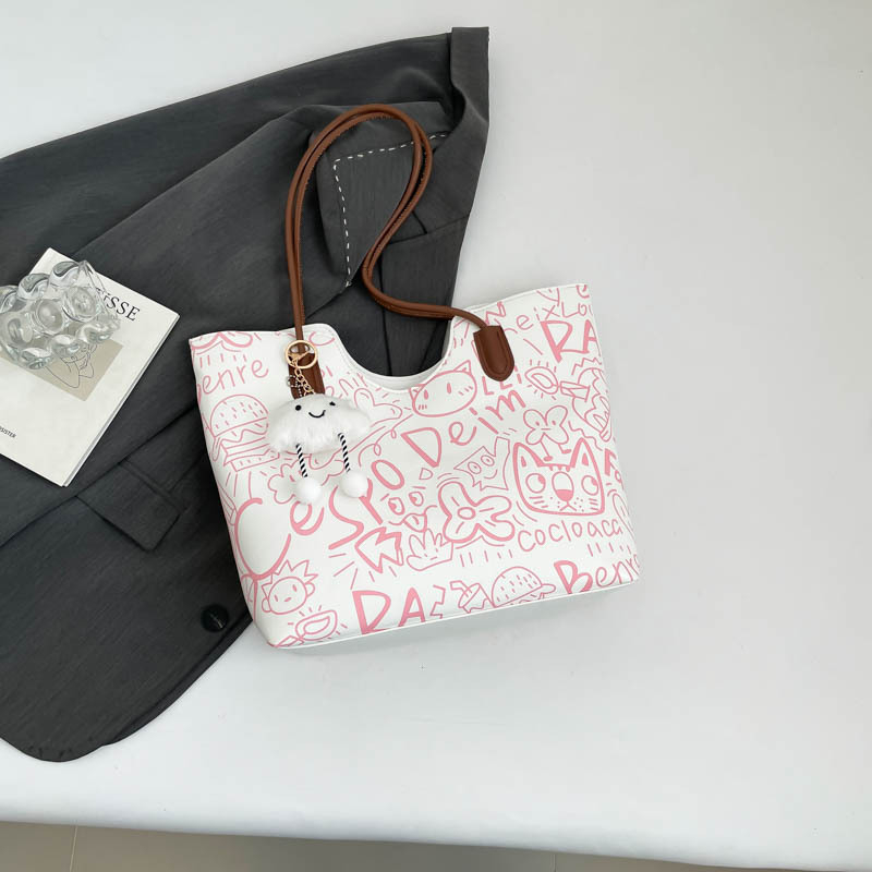 Tote torba s urbanim jednostavnim stilom, PU materijal, vodoravni kvadratni oblik, zatvarač, podstava od poliestera