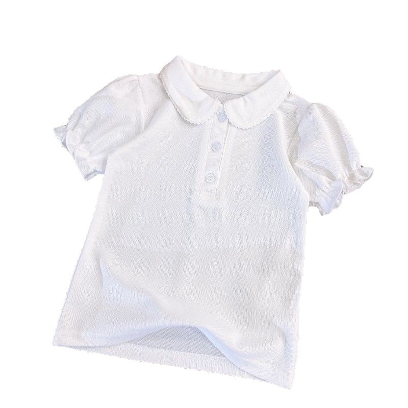 Dječje pamučno polo majica, unisex, ljetni komad, jednobojni uzorak, za djecu od 8 godina