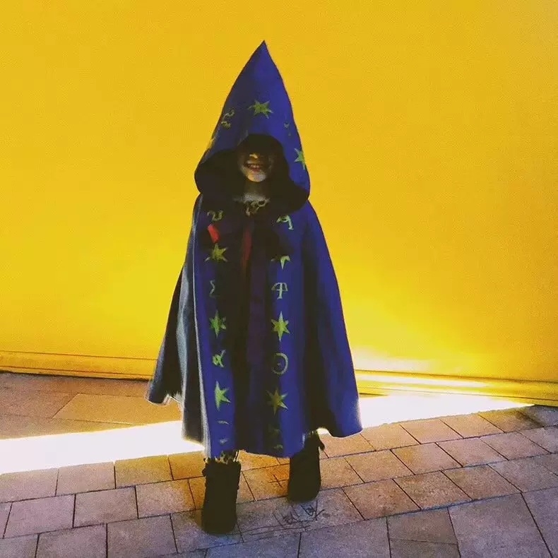 Dječji Halloween kostim – mantija, Lycra, 90% glavni materijal, 10% podstava, scenski kostim, za djecu do 17 godina, branda Yule