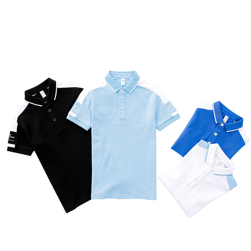 Polo majica za dječake • korejski stil, ležerno, all-match, koledžijski • pamuk >96% • Uzorak: jednobojan • Sezone: ljeto, proljeće, jesen