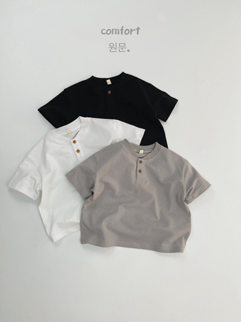 Dječja polo majica - Korejski stil, 100% pamuk, jednobojna, ljeto