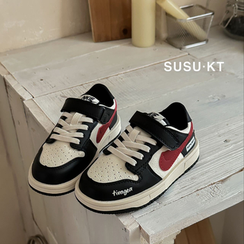 Dječje tenisice s Velcro zatvaračem, gornji dio od mikrovlaknaste kože, gumena podloga, unisex dizajn, mrežasta unutrašnjost, tekstilni ulošak