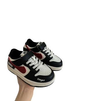 Dječje tenisice s Velcro zatvaračem, gornji dio od mikrovlaknaste kože, gumena podloga, unisex dizajn, mrežasta unutrašnjost, tekstilni ulošak