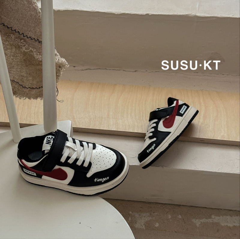 Dječje tenisice s Velcro zatvaračem, gornji dio od mikrovlaknaste kože, gumena podloga, unisex dizajn, mrežasta unutrašnjost, tekstilni ulošak