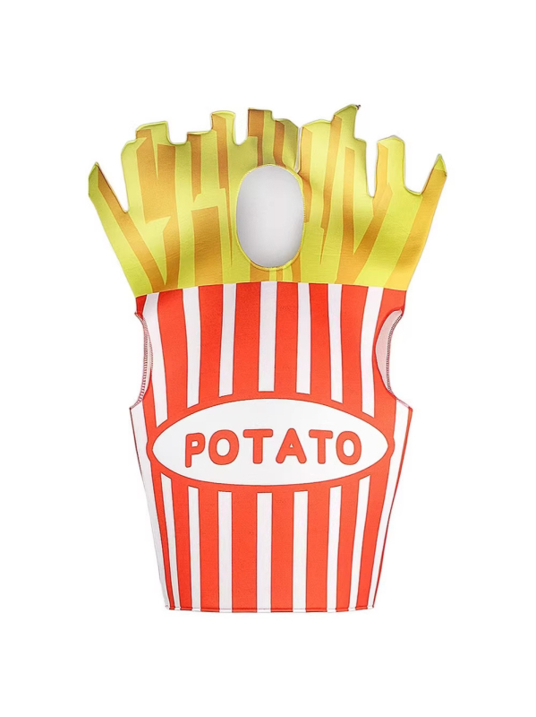 Cosplay костюм в комплект - унисекс сценично облекло с дизайн Potato Stick, полиестер-еластанова смес, пролет 2025