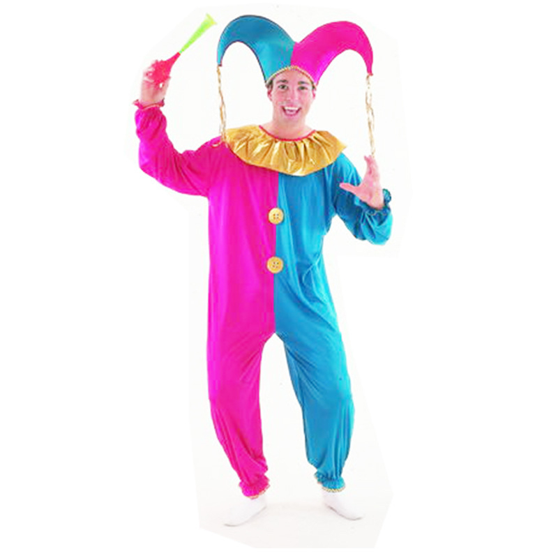 Klaun kostim set za scenske nastupe, poliester, unisex, scenski kostim (Proljeće 2024; Materijal: poliester; Kategorija: set; Spol: unisex; Namjena: scenski nastupi)