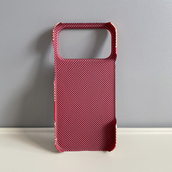 Калъф за телефон с Kevlar текстура и карбонова повърхност, матово покритие — PC материал, удароустойчив, антипръстови отпечатъци, поддръжка за персонализиране, съвместим с iPhone 11–17 серия