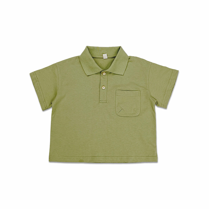 Polo majica za dječake - kratki rukavi, 100% pamuk, ovratnik s preklopom, korejski stil, ljeto, za djecu 3–8 godina