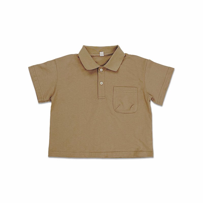 Polo majica za dječake - kratki rukavi, 100% pamuk, ovratnik s preklopom, korejski stil, ljeto, za djecu 3–8 godina