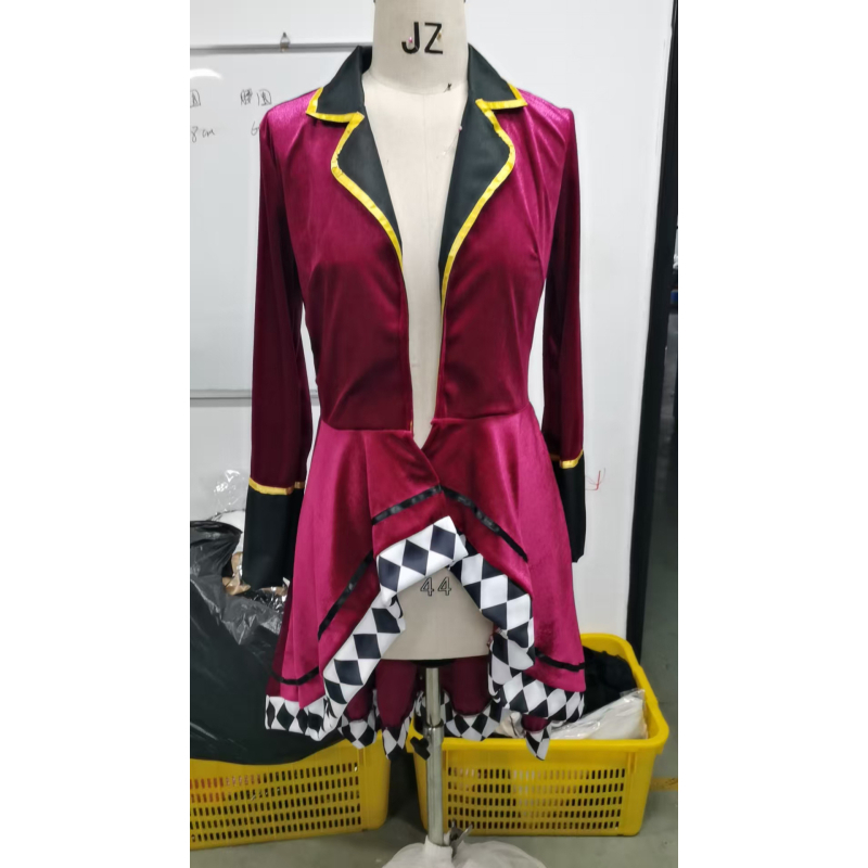 Kostim Alice Čarobnica za izvedbu, Halloween cosplay, Cirkuški mag (polyester; žene; za igre/animacije; ljeto 2023; uzrast 18-24)