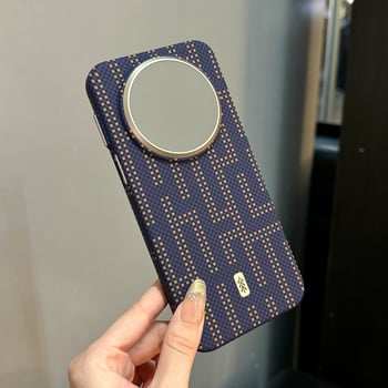 Husă de protecție Huawei Mate80 – ultra-subțire, magnetică, cu textură Kevlar, anti-cadere, policarbonat