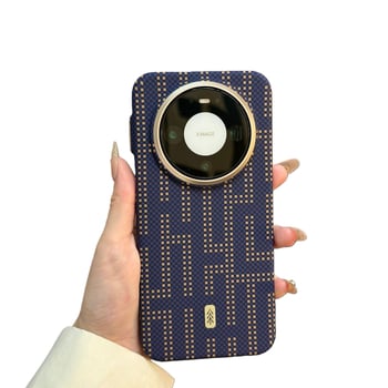 Husă de protecție Huawei Mate80 – ultra-subțire, magnetică, cu textură Kevlar, anti-cadere, policarbonat