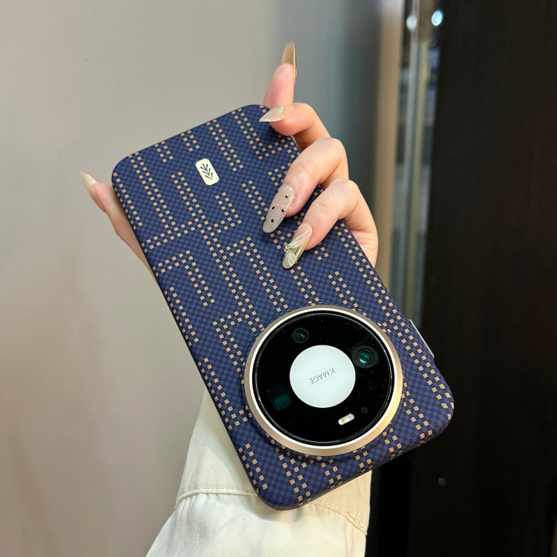 Husă de protecție Huawei Mate80 – ultra-subțire, magnetică, cu textură Kevlar, anti-cadere, policarbonat