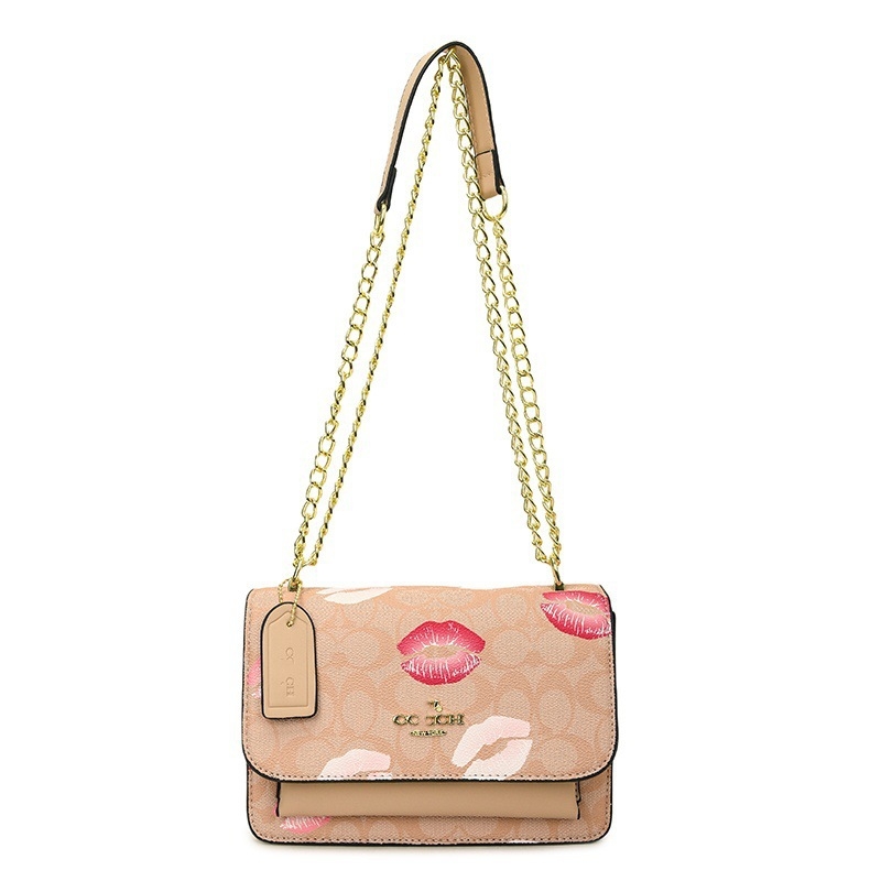 Torba s cross-border stilom, PU materijal, srcolik oblik, otvor s kapom, skriveni džep sa zatvaračem, jedna naramenica, proljeće 2025