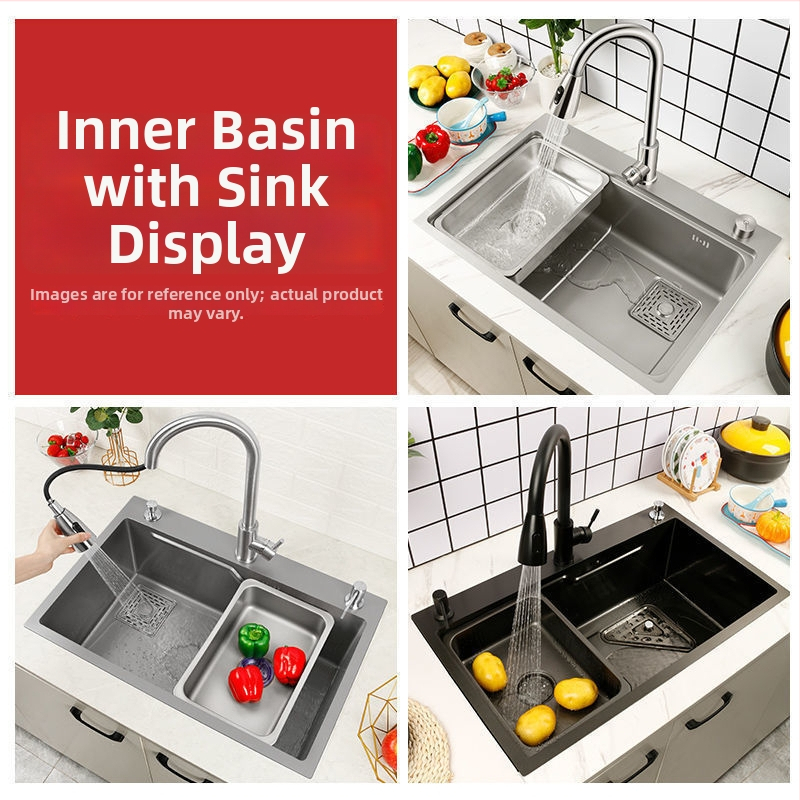 Raft pentru chiuvetă de bucătărie cu filtru, stil Nordic, certificat CUPC, model 222, oțel inoxidabil obișnuit