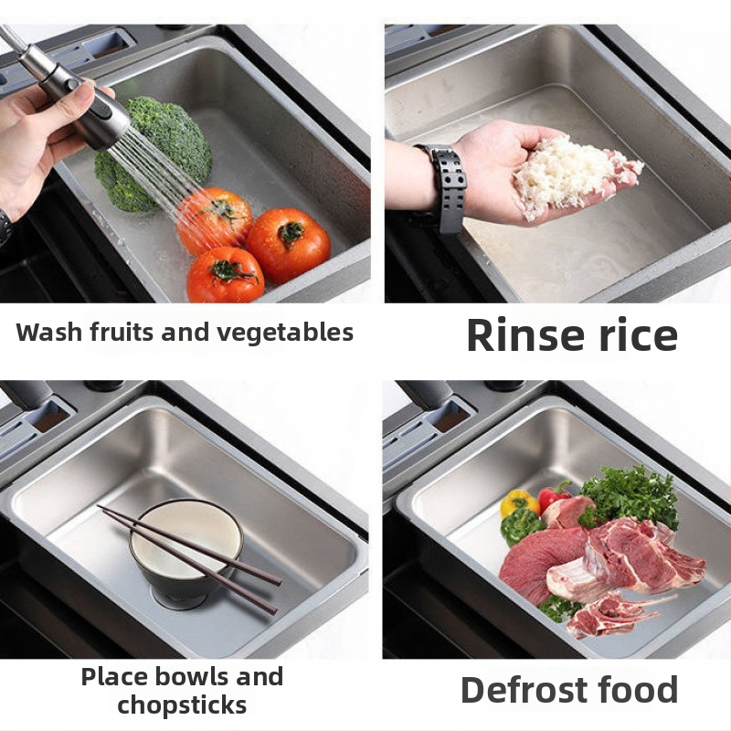 Raft pentru chiuvetă de bucătărie cu filtru, stil Nordic, certificat CUPC, model 222, oțel inoxidabil obișnuit