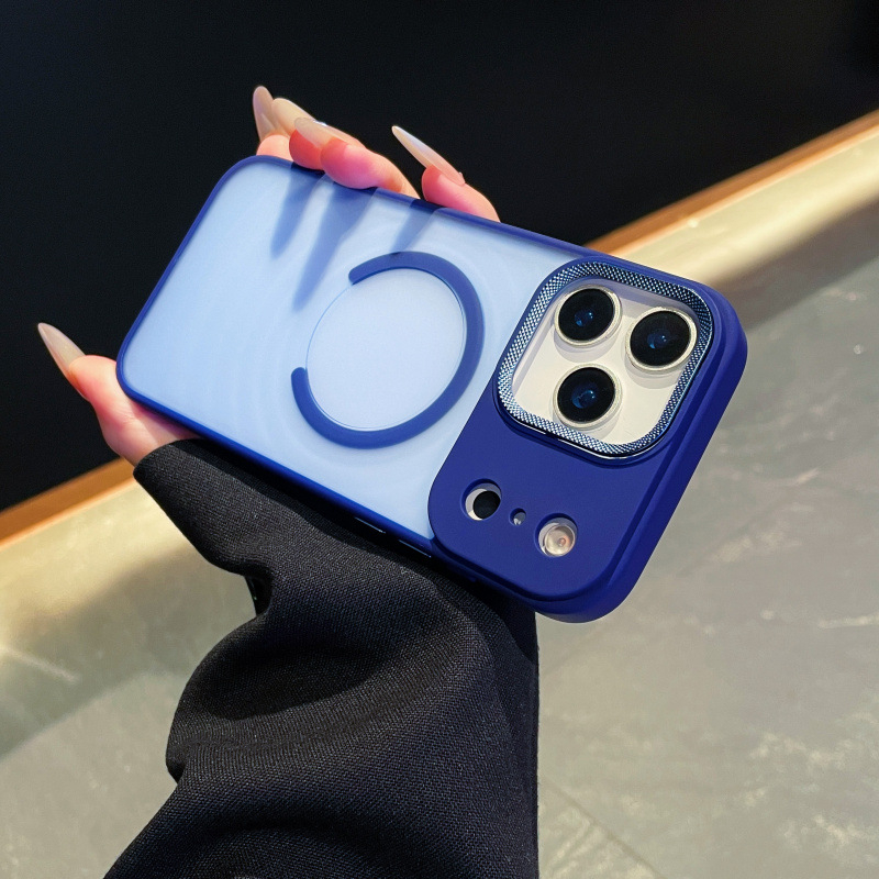 Ochranný kryt pre Apple iPhone 16 Pro Max – magnetický, proti pádu, protišmykový, minimalistický matný akryl